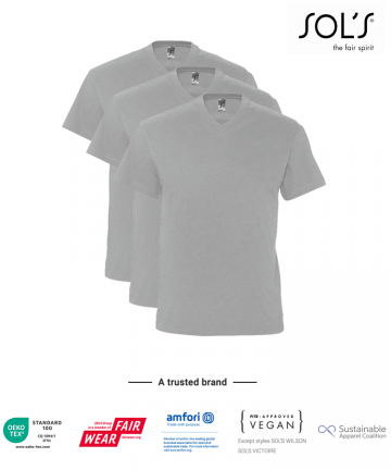 L151 3 x donker mele grijs