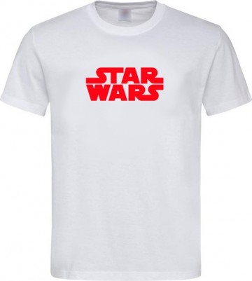 T shirt wit star wars rood