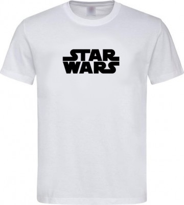 T shirt wit star wars zwart