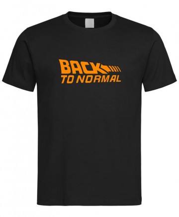 T shirt zwart oranje 01